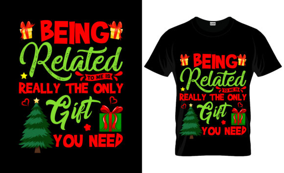Being Related to Me is Really Christmas Graphics and Print Templates
