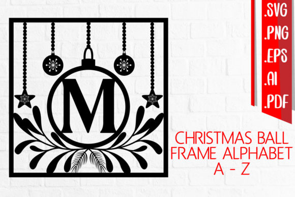 Christmas Ball Alphabet a to Z