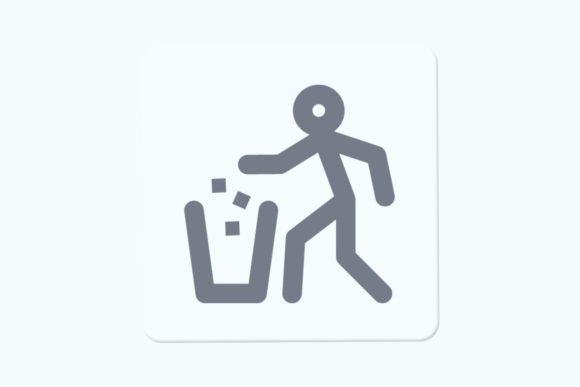 Do Not Litter Graphics and Illustrations