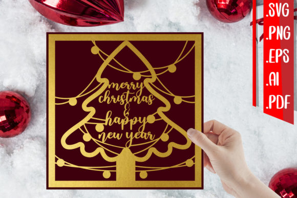Merry Christmas Happy New Year Card 2
