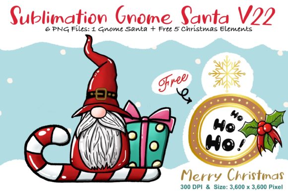 Sublimation Gnome Santa V22 Review